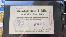 Notgeld Waldenburg Fürstlich