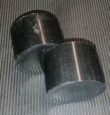 POM schwarz  Rundstab, 2 Reststücke  Ø 51 mm Länge ca. 34 mm 