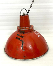 Vintage Eisen Rot Bemalt