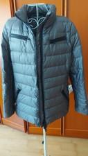 Madeleine Damen Winter Daunen Steppjacke grau metalic Gr. 42