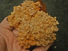 Calcit xx auf Baryt , Grube