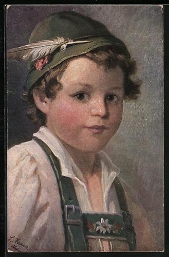 Künstler theo stroefer - künstler-ak, nr
