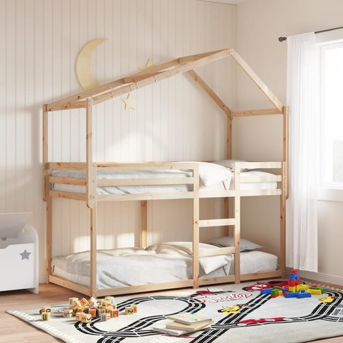Etagenbett mit dach kinderbett - etagenbett,