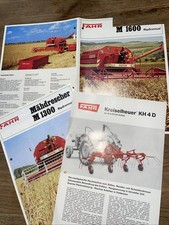 Fahr ( Deutz)  4 Prospekte Mähdrescher Kreiselheuer Traktor (8)