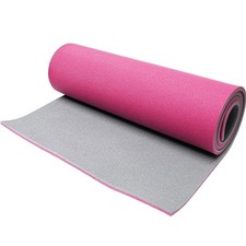 Best Sporting Fitnessmatte in Pink/Grau, 200x60 cm, isolierend und elastisch