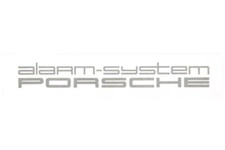 Aufkleber porsche alarm system - alarm,
