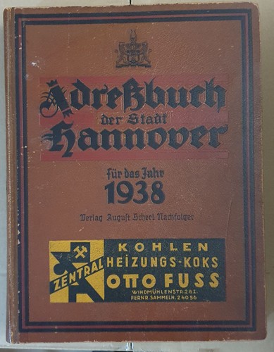 Adreßbuch der stadt hannover - der,