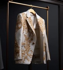 Herrenanzug Applizierte Jacke