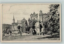 13092476 - Loewenburg - Federzeichnung - Kunstverlag Mandt Ubbelohde, O.