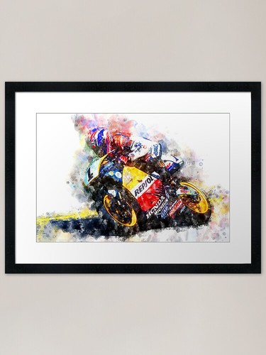 Mick doohan gerahmter - mick,