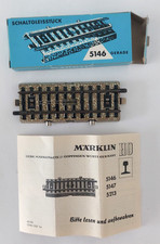 Märklin H0 5146 Schaltgleisstück gerade, Originalkarton