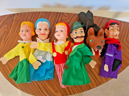 Vintage kasperle handpuppen - vintage,