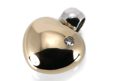 Herz anhänger brillant top - herz,
