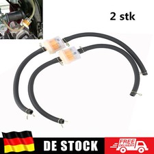 2x6mm Benzinfilter Kraftstofffilter Schlauch+Schellen Motorrad Roller ATV Quad
