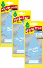WUNDER-BAUM Summer Cotton 3er Duftbäumchen Wunderbaum 3 Set Lufterfrischer