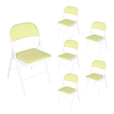 Klappstuhl Kunstleder Gestell