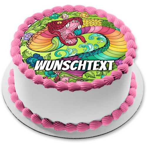 Schlange tortenaufleger party - schlange,