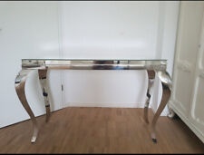 Konsolentisch Chrom verspiegelt Spiegel Spiegeltisch Barock Schminktisch Tisch 