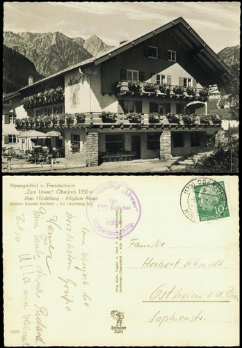 Ansichtskarte oberjoch bad - ansichtskarte, oberjoch-bad