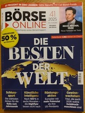 Börse Online 41-2025  *  Die besten der Welt *  Aktien Börse Krypto