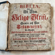 Schwedische Bibel 1757 ·