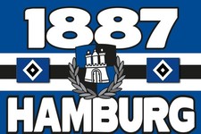HSV-Fahnen-Set Je 60cm x 90cm