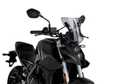 Puig Flankerscheibe Windschild Light Smoke für Suzuki Gladius SFV 650 (09-15)