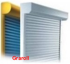 Vorbaurollladen 45mm NACH-MAß-WAHL Elektro Funk Rollladen ( Jalousie Rolltor )