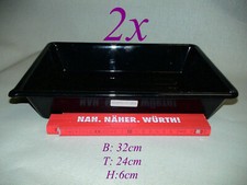 2x SCHALE FOTOENTWICKLUNG Dunkelkammer Foto Film Labor Entwicklung BOWL PHOTO DE