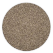 ESTA-Design Filz Untersetzer Tischset Platzset rund Ø 40 Woll Filz natur braun