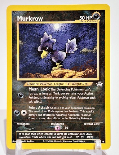 Pokemon karte murkrow kramurx - karte,