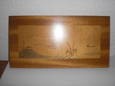 uraltes DDR Intarsienbild um 60 er Jahre , VEB Möbelwerke Naumburg