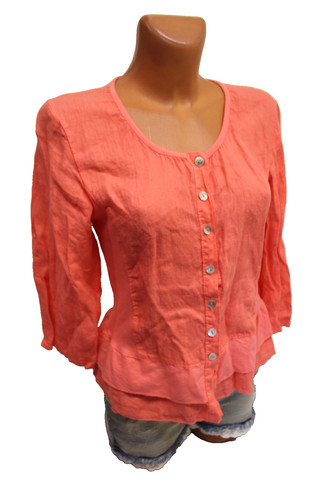 Bluse 40 leinenbluse - 38/40,