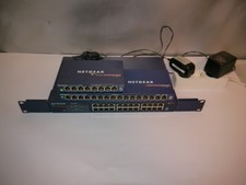Netgear GS524T + GS116 Gigabit + FS108 Ethernet Switch jh