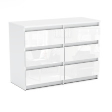 MRBLS Kommode Weiß mit 6