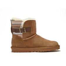 Damen Winterstiefel Lammfell Boots "Meine" Cognac