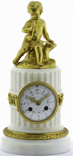 Amor biedermeier pendule - amor,