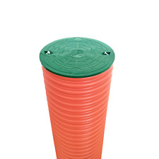 Wellrohr DN315 Steigrohr Deckel grün Drainage KG Schachtrohr Kontrollschacht