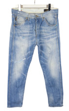 Jack & Jones Erik/Anti Fit Herrenjeans W34/L32 Distressed Hoch Fly Knopf Fly