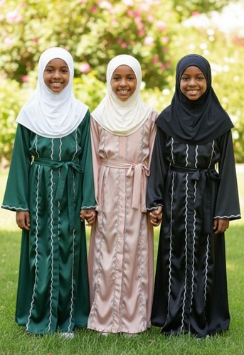 Muslimische kinder mädchen - kinder,