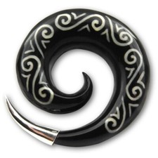 Horn silber dehnungsspirale - silber,