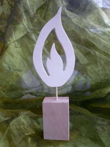 Kerze aus holz basteln - aus,