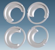 4x Klemmbuchse Blende Abdeckung Heizkörper Verkleidung passend für Kermi Henrad