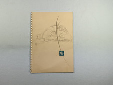 VW Käfer Ovali 1954 Prestigeprospekt 30 Seiten, guter Zustand mit Altersspuren