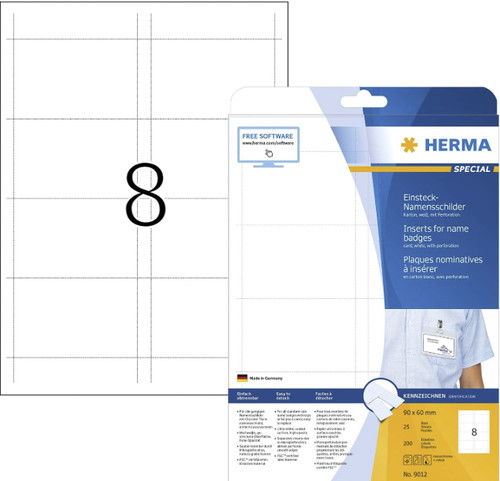 Herma 9012 namensschilder für - herma,