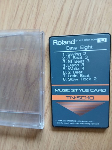 Roland music style card - roland,