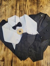 Jungen Baby Anzug Hochzeit Gentleman Taufanzug Frack festlich Hochzeit Neu FRACK