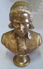 Büste Mozart 31 cm Gold