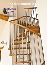 Moderne Wendeltreppe 1430 mm -