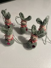 🐰5 Set  Kleine  gehäkelte